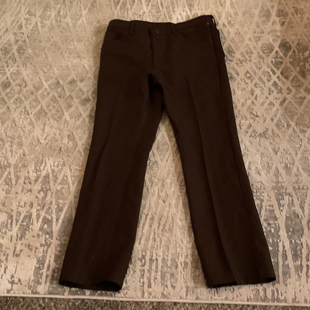 Wrangler Men's Dark Brown Dress Pants